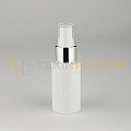 Pet Şişe 50 ML Toptan Boş Beyaz Renk Sert Plastik Şişe Metal Kaplam Gümüş Beyaz Spreyli Pet Şişe 50 ML Toptan Boş Beyaz Renk Sert Plastik Şişe Metal Kaplam Gümüş Beyaz Spreyli
