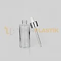 50 ml Toptan Premium Cam Damlalıklı Dropper Şişe Metal Gümüş Beyaz Damlalık Takımlı 50 ml Toptan Premium Cam Damlalıklı Dropper Şişe Metal Gümüş Beyaz Damlalık Takımlı