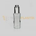 50 ml Toptan Premium Cam Damlalıklı Dropper Şişe Lüx Gümüş Damlalık Takımlı 50 ml Toptan Premium Cam Damlalıklı Dropper Şişe Lüx Gümüş Damlalık Takımlı