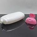 Şampuan Şişesi 250 ML – Beyaz Pembe Kapaklı 