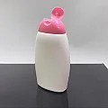 Şampuan Şişesi 250 ML – Beyaz Pembe Kapaklı 