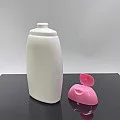 Şampuan Şişesi 250 ML – Beyaz Pembe Kapaklı 