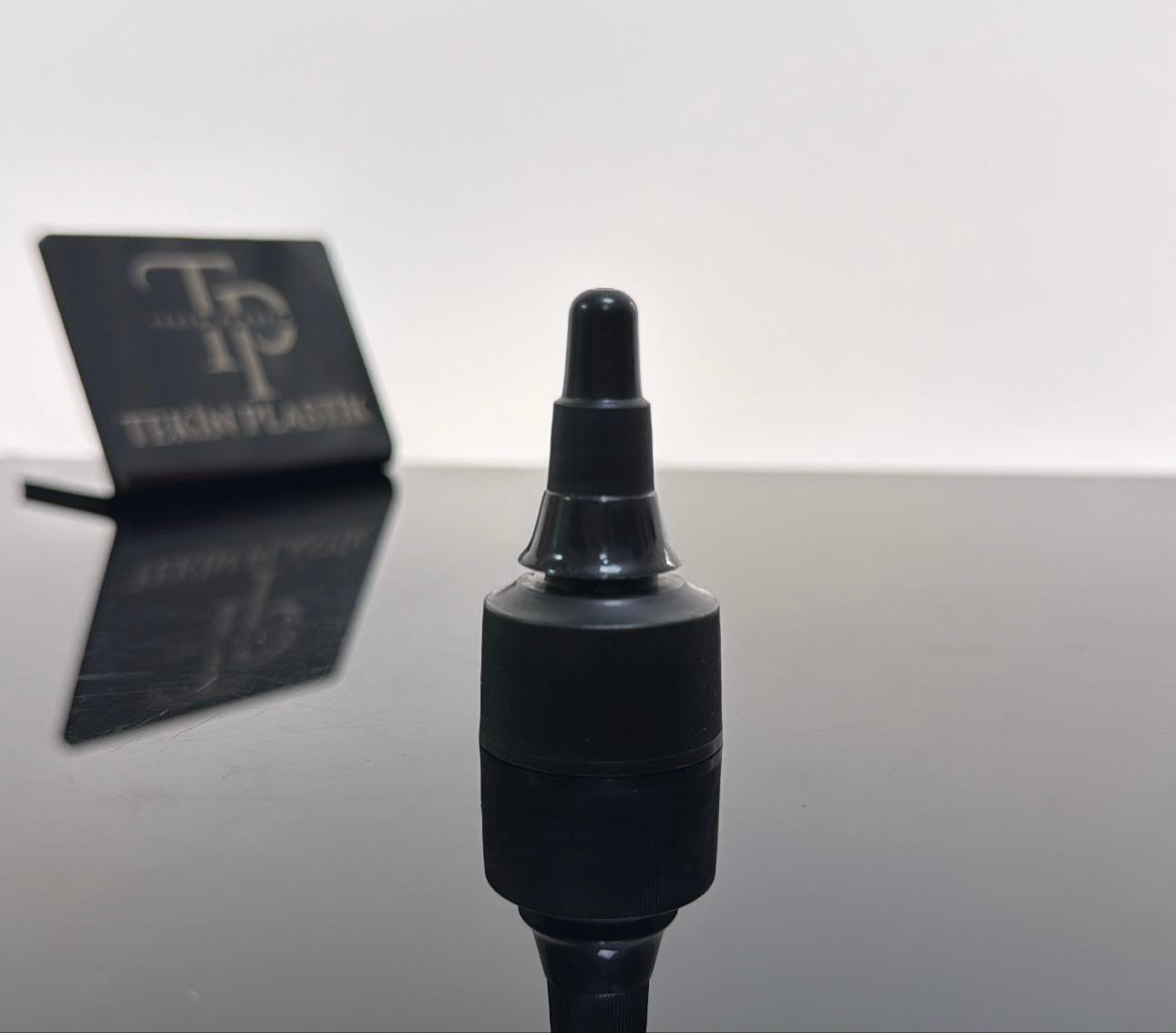24 mm Siyah Uçlu Siyah Asansör Kapak