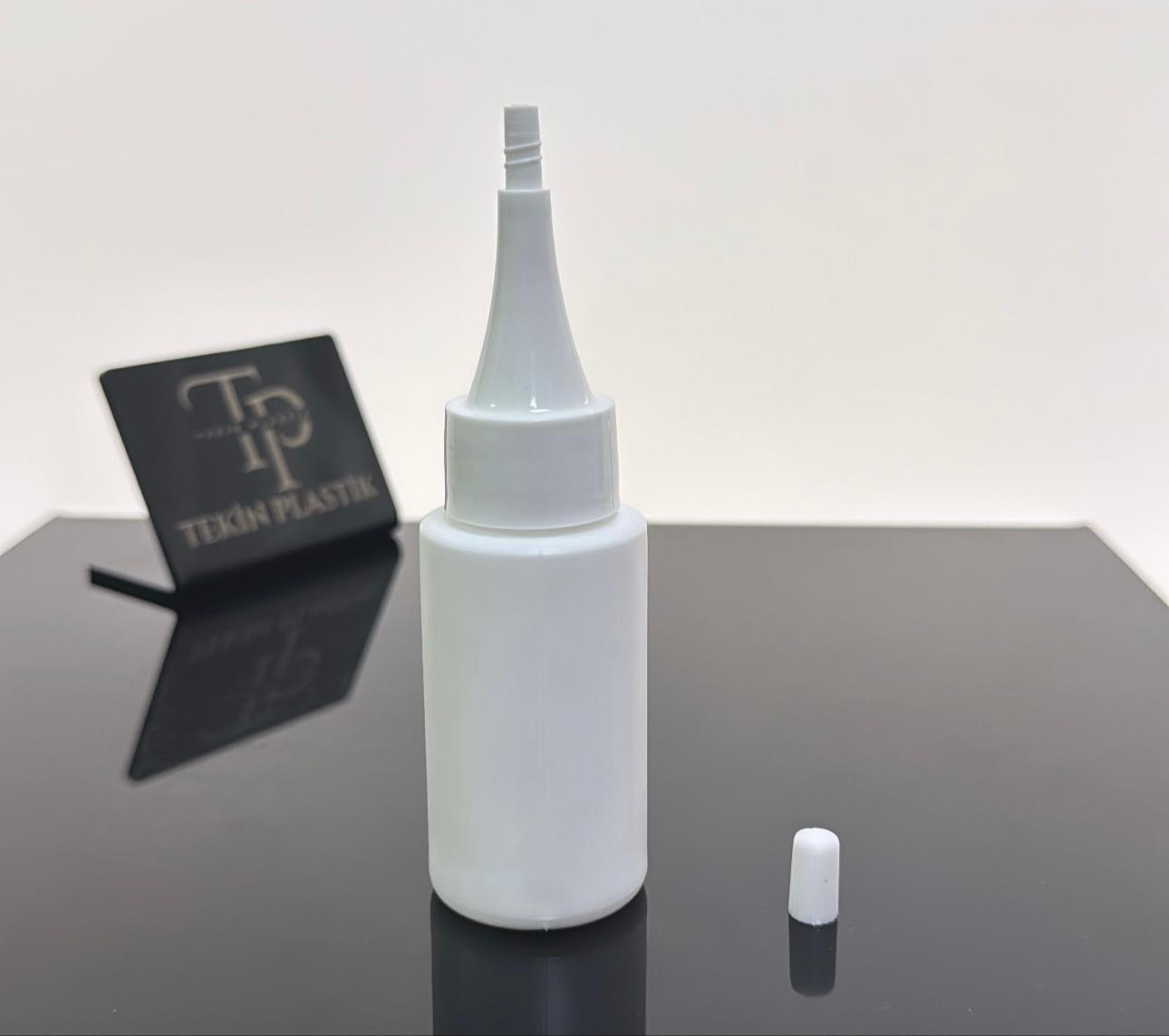 24 mm Beyaz Üstten Açılır Sivri Kapak 24 mm Beyaz Üstten Açılır Sivri Kapak