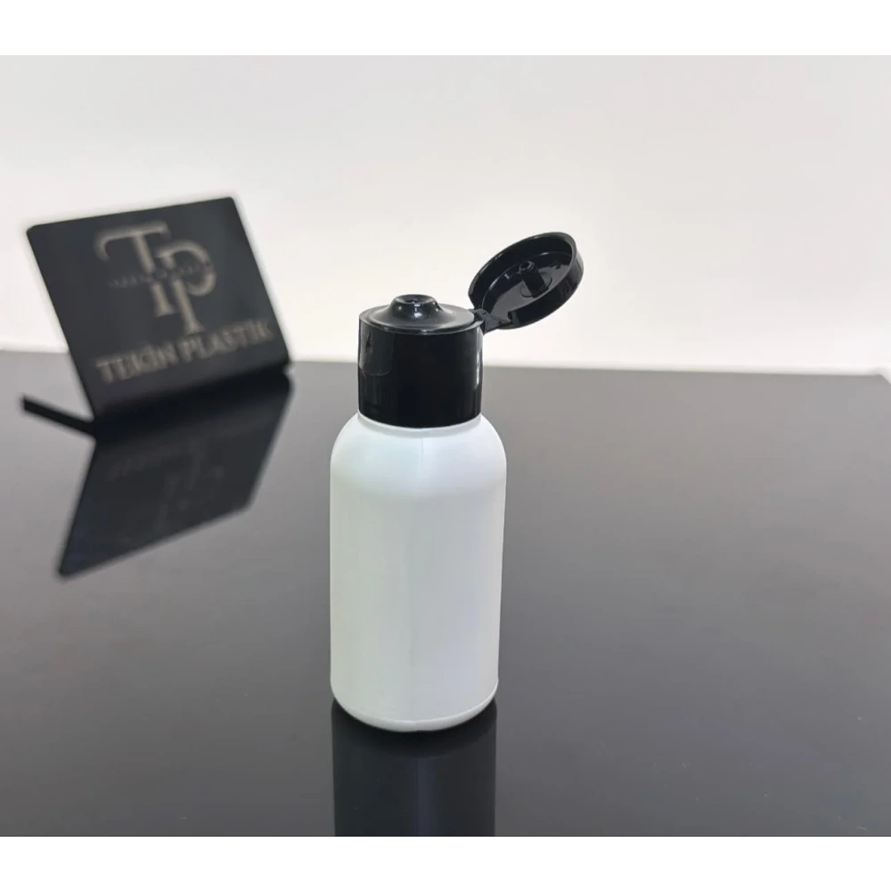 Fliptop Açmalı Kapak 18 mm Siyah  Şampuan 