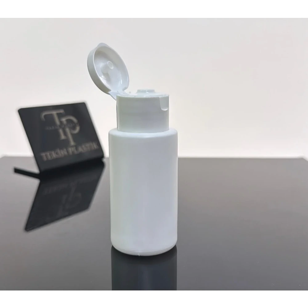 24 mm Beyaz Fliptop Açmalı Şampuan Kapak