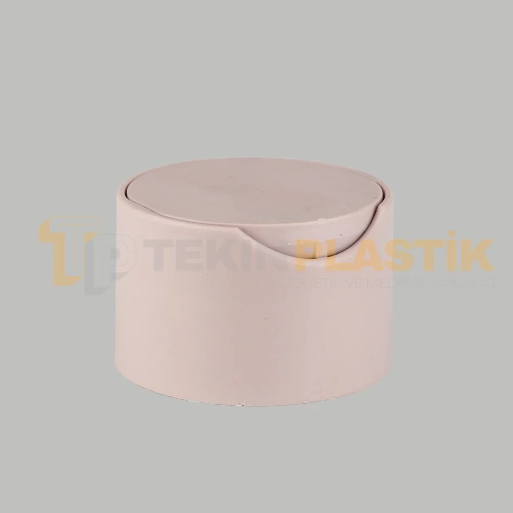 24 mm Geniş Büyük Disc Top Kapak Şampuan Kapak Krem Renk