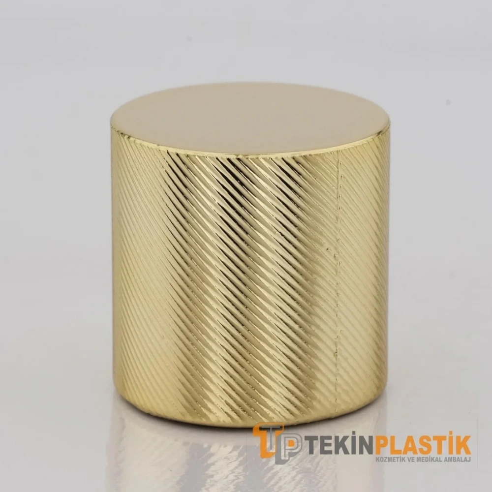 PARFÜM ŞİŞE KAPAK ZETİNA MODEL ALTIN RENK CAM 15 MM