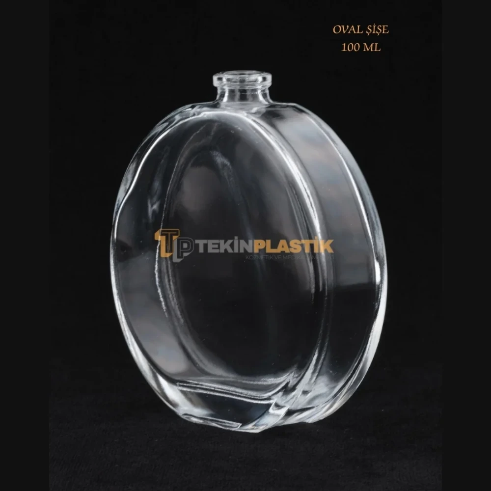  PARFÜM ŞİŞESİ OVAL MODEL 100 ML ŞEFFAF 
