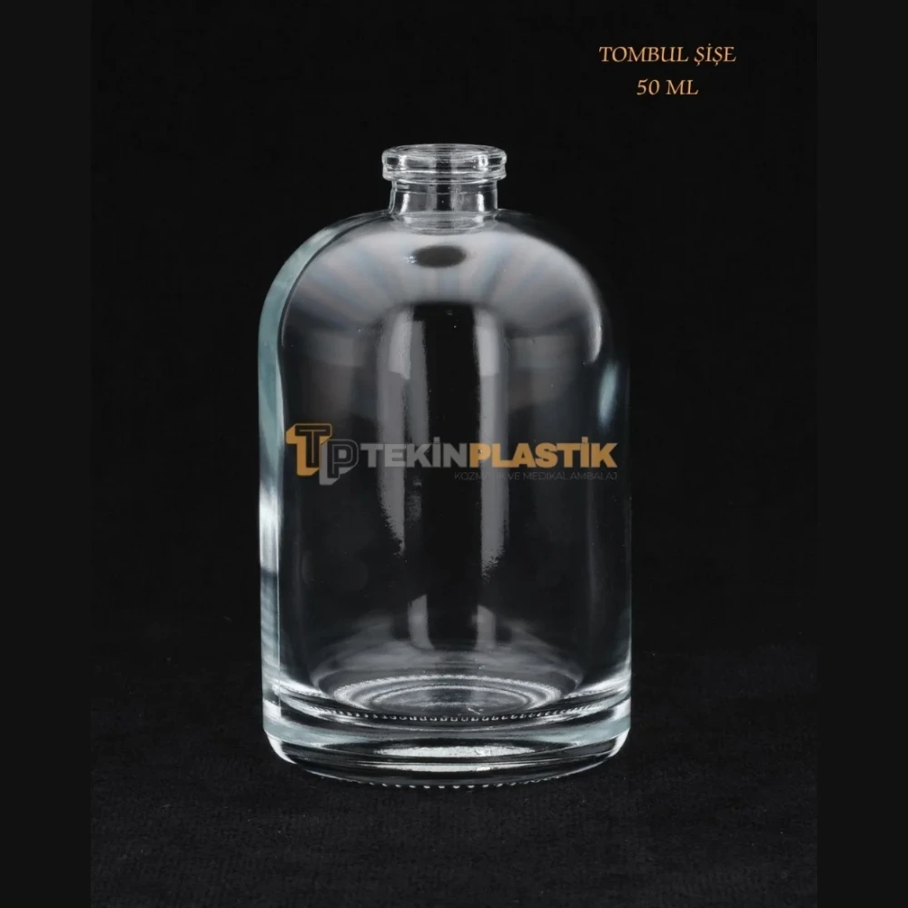 TOMBUL MODEL 50 ML ŞEFFAF CAM PARFÜM ŞİŞESİ